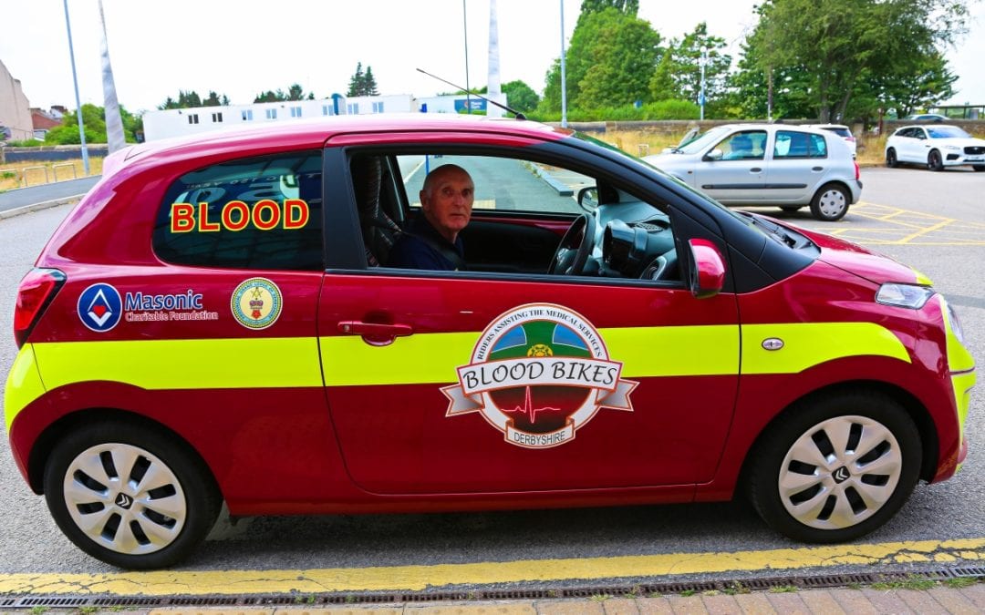 The remarkable work of the Blood Bikers supporting the NHS